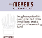 MRS. MEYER'S CLEAN DAY Dryer Sheets, Fabric Softener, Reduces Static, Infused with Essential Oils, Lavender, 80 Count