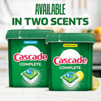 Cascade Complete Dishwasher Detergent Pods Fresh Scent Value Pack, Powerful Dishwasher Pods for Sparkling Clean Dishes, Grease-Fighting Dishwashing Detergent Tablets, 100 Count
