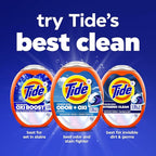 Tide Odor Defense + Oxi Laundry Detergent Pacs, Original Scent, 45 Count, Advanced Odor + Stain Fighter