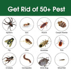 Insect & Pest Control Spray – Natural Essential - Bug Killer & Insect Repellent, Kills Ant, Spiders, Carpet Beetles, Roaches, Flies- Safe for Pets & Family, Indoor & Outdoor Use 16OZ