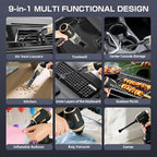 Portable Cordless Car Vacuum Cleaner, 17.5KPa/25KPa Powerful Handheld Rechargeable Mini Vacuum for Seats, Floor Mats, Pet Hair & Crevices