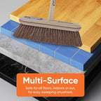 Refill Head for Kitchen and Home – Heavy Duty Household Broom for Easy Sweeping Dust and Wisp Floors and Corners (Horsehair)
