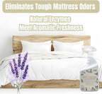 Geode Mattress Cleaner & Deodorizer – Natural Enzyme Formula for Stain & Odor Removal, Sweet Lavender Aroma, Eco-Friendly & Non-Toxic, Safe for All Fabrics – Gallon (128fl oz)