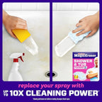 Mr. Clean Magic Eraser Sponge, Bathroom, Shower, Tub Cleaner, Soap Scum Remover, Bathroom Cleaning Supplies, Dawn Cleaning Power with Lemon Scent, Shower & Tub, 6ct