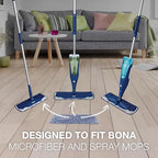 Bona Microfiber Dusting Pad for Multi-Surface Floors - Fits all Bona Mops - Attracts and Picks Up Dust, Pet Hair, and Dirt on Wood, Stone, Tile, Laminate, and Vinyl Floors