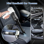 Cordless Handheld Vacuum for Car and Home - 6500Pa Powerful Suction, 3-in-1 Vacuum & Blower for Keyboard Cleaning, Computer Duster