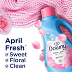 Downy Liquid Fabric Softener, April Fresh 2-in-1 Fresh & Soft, 140 Fl Oz, 190 Loads, Fabric Conditioner For Freshness And Softness