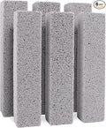ZUFECY 6pc Pumice Stone for Home Cleaning, Toilet Bowl Cleaning, Sink and Tiles Without Scratches, Grease in Kitchen, Bathroom and Pool