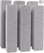 ZUFECY 6pc Pumice Stone for Home Cleaning, Toilet Bowl Cleaning, Sink and Tiles Without Scratches, Grease in Kitchen, Bathroom and Pool