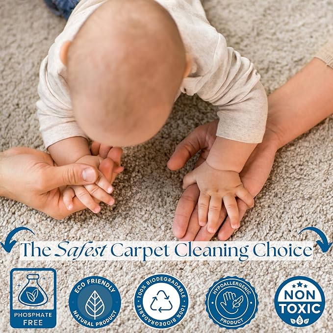 Black Diamond Stoneworks Carpet & Upholstery Cleaner: Fast Acting Deep Cleaning Spot & Stain Remover Spray Also Works Great on Rugs, Couches and Car Seats (1-Quart/1-Gallon)