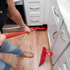 O-Cedar One Sweep Broom with Step-On Dustpan | Remove 99% with One | Lightweight Quiet Cleaning Tool | Ideal for Pet Owners