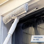 Unger Window Washing Kit with Scrubber, Squeegee, 5ft. Telescoping Pole – Window Cleaner Tool Set for House Window Maintenance, Professional Grade Home Window Cleaning Kit