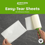 Evercare Extra Sticky Pet Lint Roller Refill 60 Sheets, 6-Pack