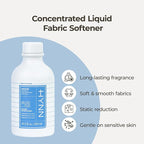 Concentrated Liquid Fabric Softener for Sebsitivbe Skin, Hypoallergenic, White Woody Musk, Long-Lasting Fragrance, Static Reducer & Wrinkle Minimizer, Made in Korea 16.9 fl oz