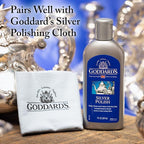 Goddard's Silver Polish Liquid - Silver Cleaner and Polish for Jewelry, Silverware, Ornaments, Accessories, Antiques & More - All-in-One Tarnish Remover Solution, 7 oz