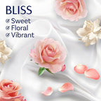 Downy Infusions Mega Dryer Sheets, Laundry Fabric Softener, BLISS, Amber and Rose, 130 Count