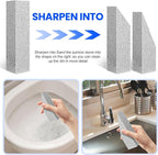 6 Pack Pumice Stone Toilet Bowl Cleaner, Pumice Stone for Cleaning, Powerfully Cleans Toilets, Bathtubs, Grills, Swimming Pools, Sinks