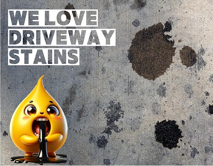 Overnight Stain Remover for Cleaning Oil Stains on Concrete, Driveway, Pavers & Garage Floors,White, AOD3232301