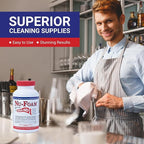 Nu-Foam Glass Washing Powder - Detergent for Bar Glassware – Original Streak-Free Solution - Hand Washing Bar, Tavern, Brewery Supplies - Concentrated 2 Lb Jar