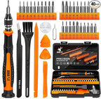 JOREST 40Pcs Small Precision Screwdriver Set (S2 Steel), Magnetic Screwdriver Set with Torx T5 T6 T8, Mini Repair Tool Kit for Macbook, Computer, Laptop, iPhone, PS4 PS5, Xbox, Switch, Glasses, Watch