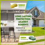 Peppermint Mice Repellent - Natural Mouse Deterrent for Home, Car, Garage Garden - Long-Lasting, Safe for Kids & Pets, Eco-Friendly Formula.(24 Pack)