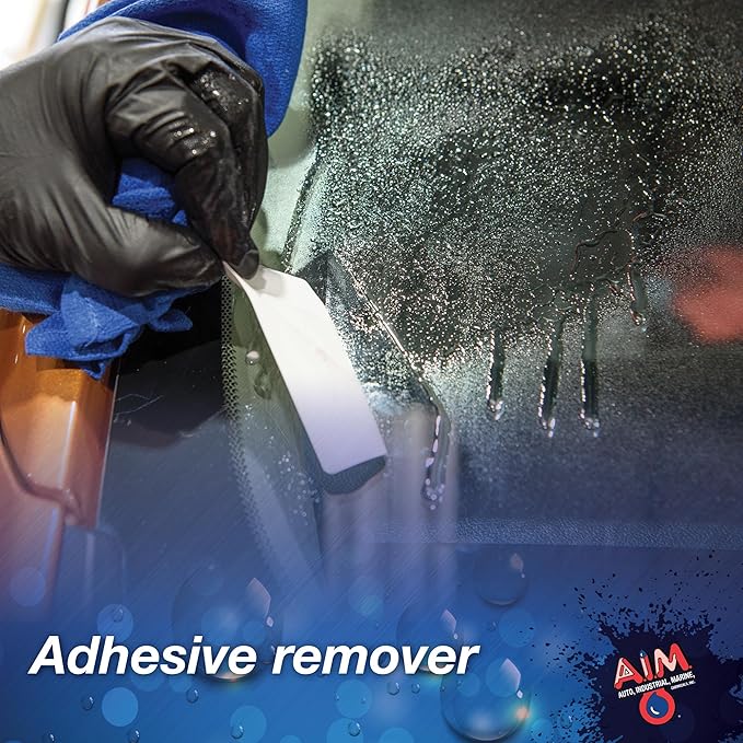 AIM Chemicals Ammoniated Glass Cleaner Concentrate - Streak-Free Shine for Windows, Cars, Homes, Offices - Dilutes 10:1 - Removes Dirt, Grime, Fingerprints - Ideal for Glass Spray Bottles - Gal