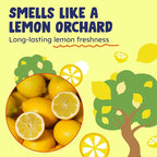 Originally Yellow Lemon Vinegar All Purpose Cleaning Spray | Distilled Cleaning Vinegar | Plant-Derived All Purpose Cleaner | Living Room, Bathroom, & Kitchen | 3 Pack