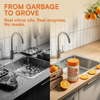 Garbage Disposal Cleaner and Deodorizer Tablets 24-Pack Citrus Foaming Tablets for Garbage Disposal, Kitchen Sink and Drain Cleaner, Lemon Orange Scent - Garburator, Disposer Freshener