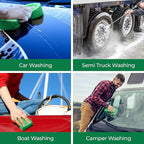 Multi-Purpose Sponges for Cleaning - Green 2 Pack, Large Sponges for Car Washing, Tile & Grout, All Purpose Cleaning