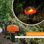 Solar Mole Repellent, 4 Pack Gopher Sonic Spikes, Waterproof Rodent Deterrent Devices to Get Rid of Moles in Your Yard Garden Lawn Home Outdoor