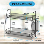 SPISPI Bathroom Organizer Countertop, Spice Rack Organizer for Cabinet,Bathroom Counter Organizer, Kitchen Countertop Organizer