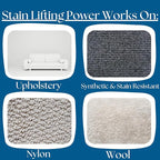 Black Diamond Stoneworks carpet and upholstery cleaner: this fast acting deep cleaning spot and stain remover spray also works great on rugs, couches, and car seats. (4-gallons)