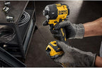 DEWALT 20V MAX 1/4 Inch Hydraulic Impact Driver,Quiet, Brushless Cordless XR Extreme Runtime, LED Halo Ring, Tool Only (DCF870B)