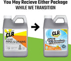 CLR Brands® Clog Preventer Clear Pipes and Drains Monthly Drain Build Up Remover, Helps Degrade Sources of Clogs to Keep Drains Flowing Smoothly, Safe on All Pipes and Drains - 80 Ounce Bottle