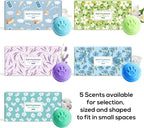 SCENTORINI Shoe Deodorizer Balls, 8 Pack Baby Powder Scent Sneaker Deodorizer Balls, Odor Eliminator for Smell Shoes Boots, Long Lasting Shoe Freshener for Gym Bags, Drawers and Small Spaces