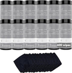 Swanky Stainless Steel Cleaner Wipes - Grime & Grease Remover Kitchen Cleaning Supplies - Clean & Shine, For Stove Top, Refrigerator, Sink, Oven, & Household Appliances - Canister, 600 Count