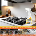Heavy Oil Cleaner Stain,Heavy Oil Stain Cleaner Kitchen,Clean Up Kitchen Oil Stains Spray,Kitchen Spray Cleaner,Multi-purpose Oils Stain Cleaner,Clean Up Kitchens Oil Stains (300ml)