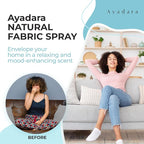 Natural Fabric Spray, Lavender Room Spray Air Freshener, Odor Eliminator Mist, Aromatherapy Home Fragrance, Lavender Linen Spray for Bedding, Pillow, Sheet, Blanket and Clothing, 2000+ Sprays