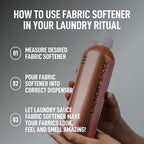 Laundry Sauce - 02 Sets of Luxury Scented Laundry Fabric Softener Bundle (Australian Sandalwood and Egyptian Rose), Premium Laundry Fabric Softener with High-End, Sophisticated Fragrances
