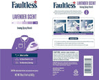 Laundry Starch Spray, Faultless Lavender Spray Starch 20 oz Cans for a Smooth Iron Glide on Clothes & Fabric Even Spray, Easy Iron Glide, No Reside (Pack of 2)