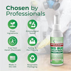 Hygea Natural Extra Strength 3oz Travel Spray –TSA Approved - New Formula 66% Stronger- Stain & Scent Free Treatment – Natural Formula - Child & Pet Safe (50 Pack)