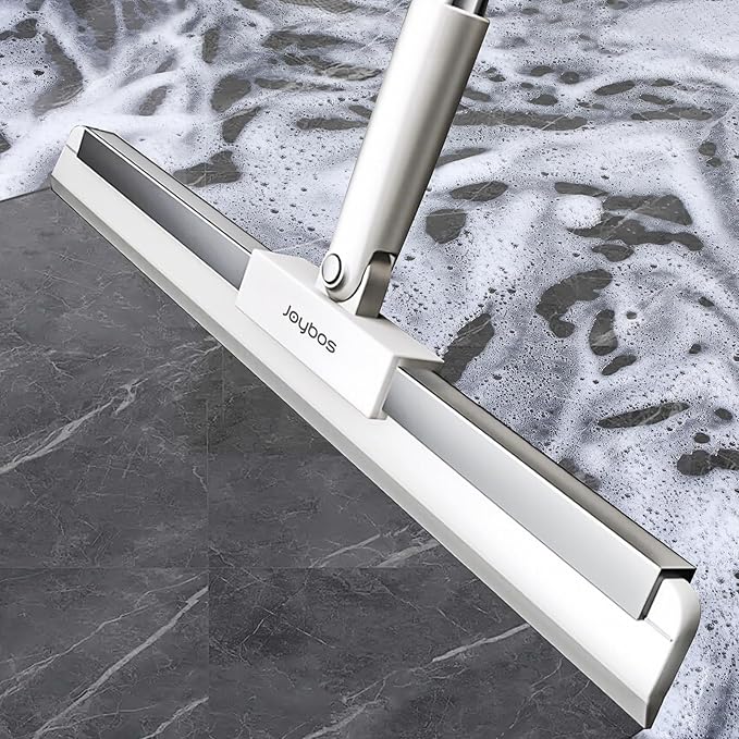 Rubber Squeegee Broom for Floor,62" Long Handle Window Squeegee, Silicone Pet Hair Remover,Magic Broom for Indoor Cleaning,Cleans Glass, Hair, fine dust, Liquids, Suitable for Smooth Floors, Rugs