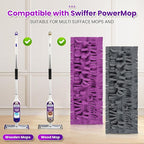 16 Pack Disposable Power Mop Pads Refills with Swiffer PowerMop Multi-Surface Replacement Mopping Pads