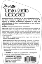 STAR BRITE Rust Stain Remover Spray - Instantly Dissolve Corrosion Stains on Fiberglass, Vinyl, Fabric, Metal & Painted Surfaces - Also Removes Sprinkler Stains - 22 Ounces (089222SS)