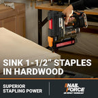 Worx Nitro 20V Cordless 18-Gauge Narrow Crown Stapler, Cordless Staple Gun Fires Up to 80 Staples/Min, Battery Powered Staple Gun with Tool-Free Jam Release WX844L – Battery & Charger Included