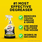 Easy-Off Heavy Duty Degreaser, Removes Grease & Grime, For Kitchen, Garage, Outdoor & More 32oz