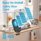 Fly Trap Indoor, 3 in 1 Plug-in Fruit Fly Trap, 4 Trap Black and 20 Glue Cards, Fruit Fly Traps for Indoors, Flying Insect Trap for Gnat, Moth, Mosquito, Suitable for Every Part of The Home