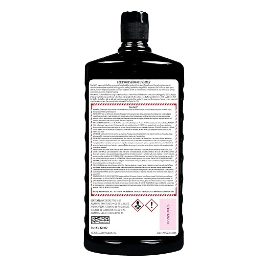 Malco Tru Grit - Heavy Duty Buffing and Polishing Compound for Cars/Automotive Paint Correction and Detailing/Removes 1000-1500 Grit Sand Scratches / 32 Oz. (120032)