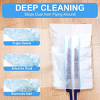 Duster Refills,Disposable dusting Brush Set Compatible with Swiffer Duster Refills for Furniture,Ceiling Fans, Electronics (Blue, 40 PCS)
