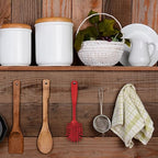 Vikan 42374 Brush,Dish,Scraping Edge,Medium,11",PP/PBT,Red